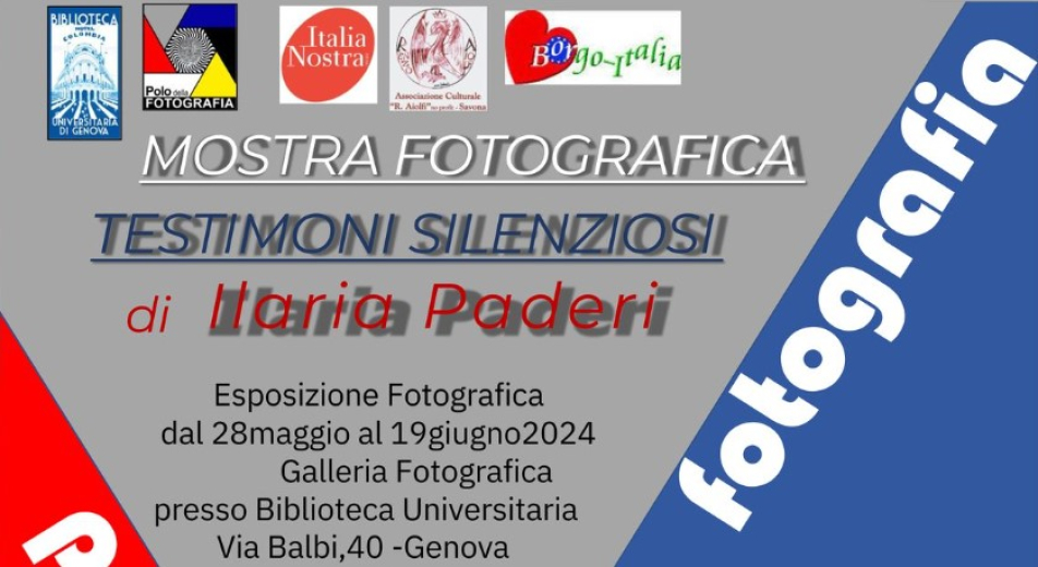 Testimoni Silenziosi - Mostra Fotografica di Ilaria Paderi
